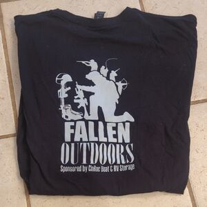 Gildan Black Fallen Outdoors T-Shirt